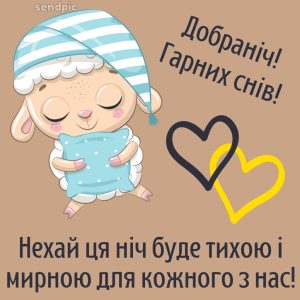 Добраніч! Гарних снів! Нехай ця ніч буде тихою і мирною для кожного з нас!