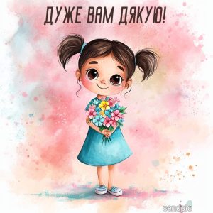 Відкритка дуже вам дякую!